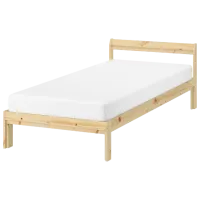 Кровать Ikea Neiden Luroy 90 x 200 см / Шпон / Натуральное дерево