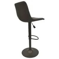Scaun de bar DecoPrim SB-91 Piele artificială/ Oțel/ Dark Gray