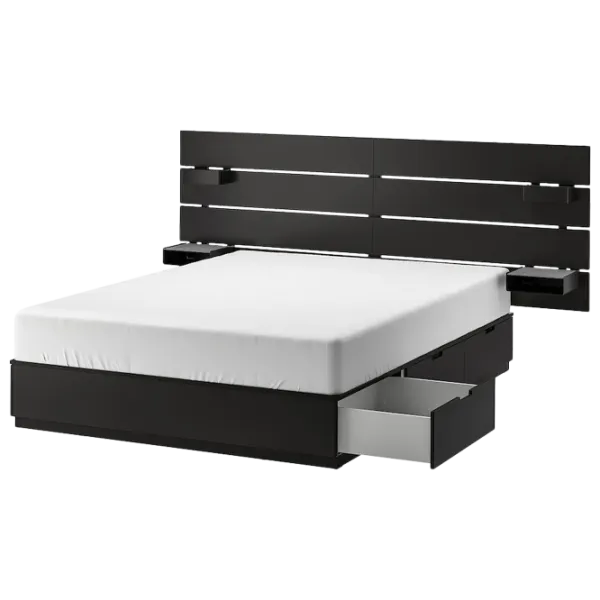 Pat Ikea Nordli 160 x 200 cm / Furnir / Antracit photo 1