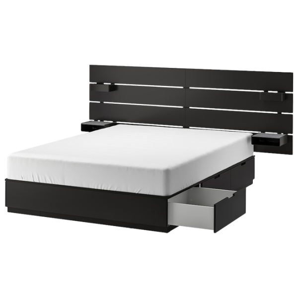 Pat Ikea Nordli 160 x 200 cm / Furnir / Antracit photo 1