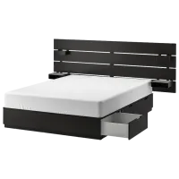 Pat Ikea Nordli 160 x 200 cm / Furnir / Antracit