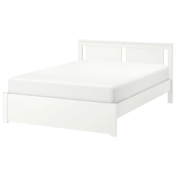 Кровать Ikea Songesand 140 x 200 см / Шпон / Белый photo 1