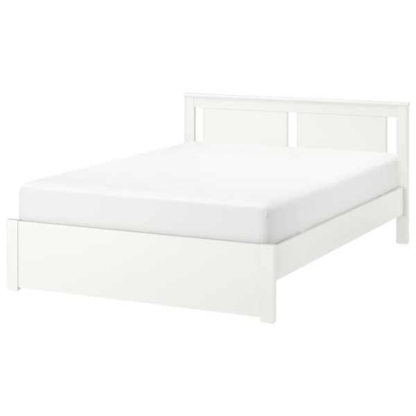 Кровать Ikea Songesand 140 x 200 см / Шпон / Белый photo 1