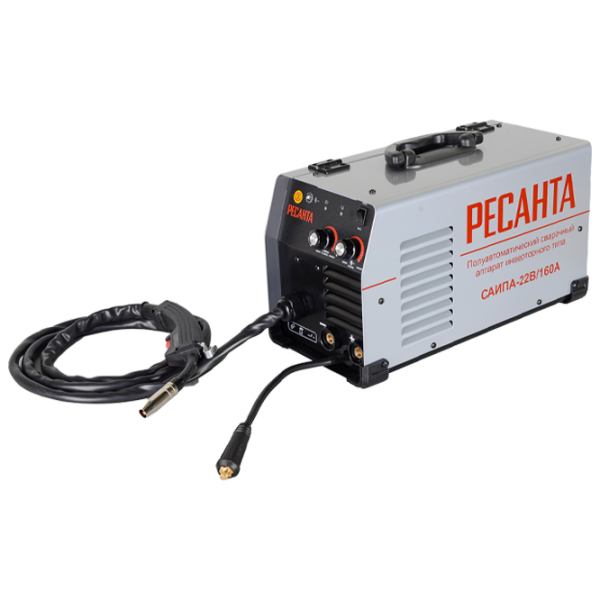 Aparat de sudat Resanta САИПА-22B/ 160A 220 V semiautomat (MIG/ MAG)/ Gray photo 1
