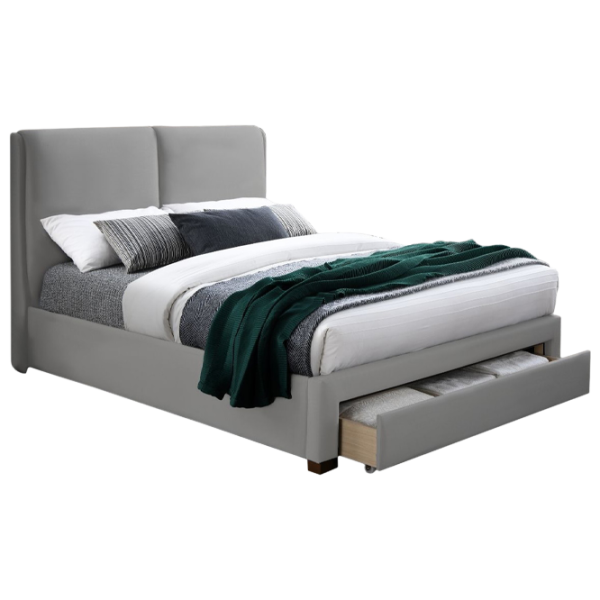 Кровать DecoPrim Latte 180 x 200 см/ Массив/ Серый photo 1