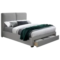 Кровать DecoPrim Latte 180 x 200 см/ Массив/ Серый