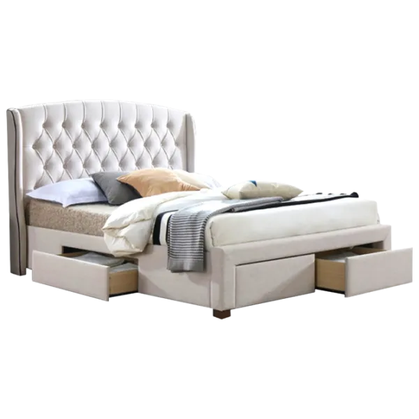 Кровать DecoPrim Tiffany 180 x 200 см/ Массив/ Бежевый photo 1