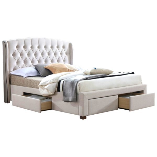 Кровать DecoPrim Tiffany 180 x 200 см/ Массив/ Бежевый photo 1