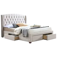 Кровать DecoPrim Tiffany 180 x 200 см/ Массив/ Бежевый