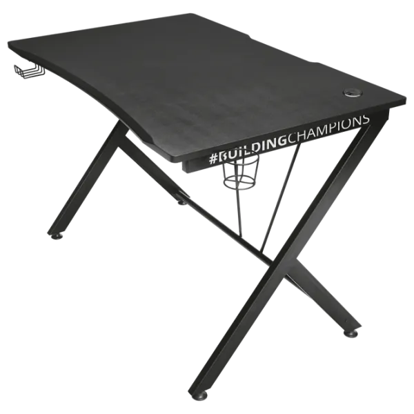 Masă gaming Trust GXT 711 Dominus MDF/ Black photo 1