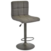 Scaun de bar Deco SB-044 Piele eco/ Metal/ Gray