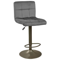 Scaun de bar Deco SB-044 Catifea/ Metal/ Gray