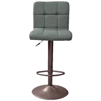 Scaun de bar Deco SB-044 Stofă/ Metal/ Gray