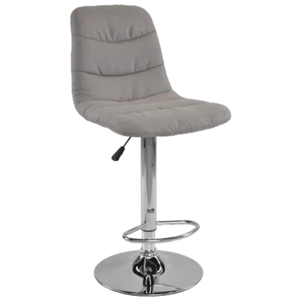 Scaun de bar Deco SB-33 Stofă/ Metal/ Gray photo 1