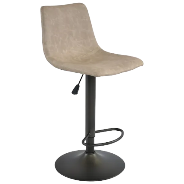 Scaun de bar DecoPrim SB-91 Piele artificială/ Oțel/ Gray photo 1