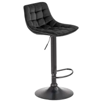 Барный стул Halmar H95 Бархат/ Сталь/ Черный