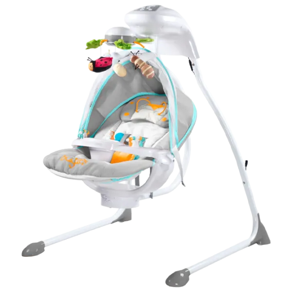 Leagăn pentru bebeluși Caretero Bugies (5498435) 12 kg/ Gray photo 1