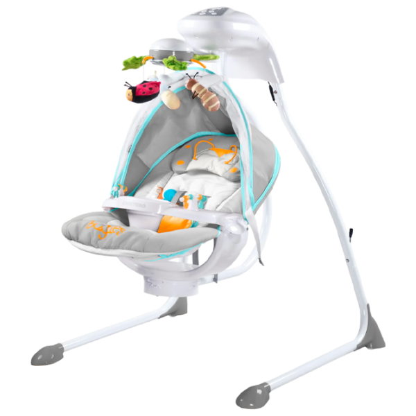Leagăn pentru bebeluși Caretero Bugies (5498435) 12 kg/ Gray photo 1