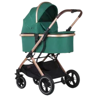 Детская коляска Chipolino Zara 2 in 1 3800931049607/ Зелёный
