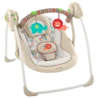 Детские качели Bright Starts Comfort & Harmony Cozy Kingdom (60194) 9 кг/ Бежевый