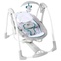 Детские качели Bright Starts Ingenuity ConvertMe Swing 2 Seat Nash (12055) 9 кг/ Серый