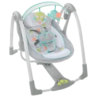 Детские качели Bright Starts Ingenuity Hugs & Hoots (10247) 9 кг/ Серый