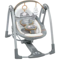 Детские качели Bright Starts Ingenuity Swing 'n Go Portable Swing Bella Teddy (11023 ) 9 кг/ Серый