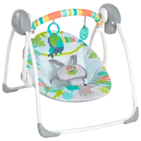 Детские качели Bright Starts Rainforest Vibe (12426) 9 кг/ Белый