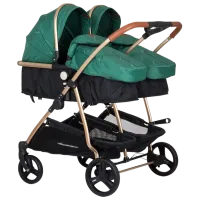 Детская коляска Chipolino Duo Smart 3800931047474/ Зелёный