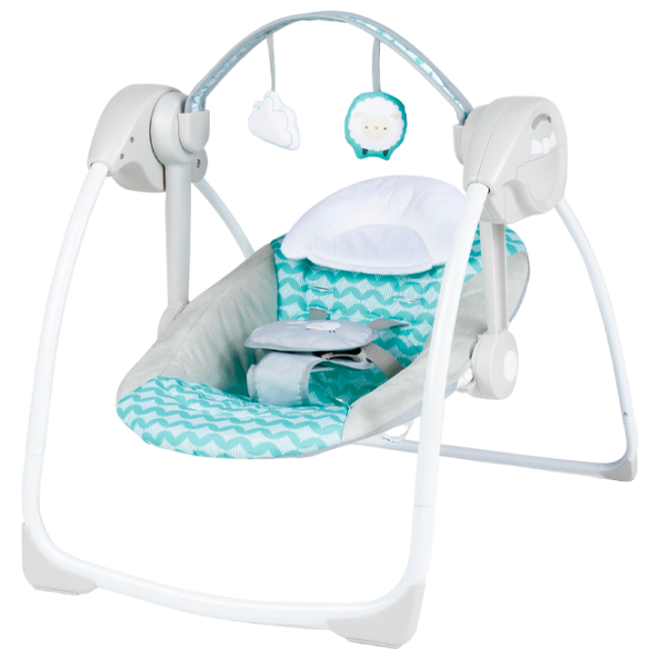 Детские качели Bright Starts Swingity Swing Goji (12536 ) 9 кг/ Серый photo 1