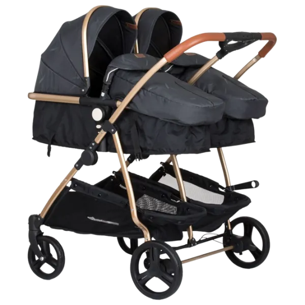 Детская коляска Chipolino Duo Smart 3800931047443/ Тёмно-серый photo 1