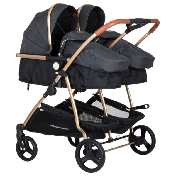 Детская коляска Chipolino Duo Smart 3800931047443/ Тёмно-серый photo 1
