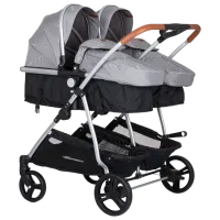 Детская коляска Chipolino Duo Smart 3800931047450/ Антрацит