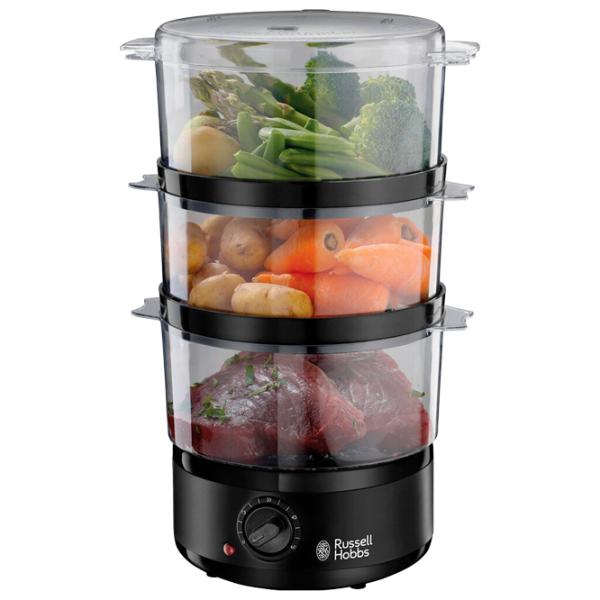 Aparat de gătit cu aburi Russell Hobbs 26530-56 400 W/ Black photo 1