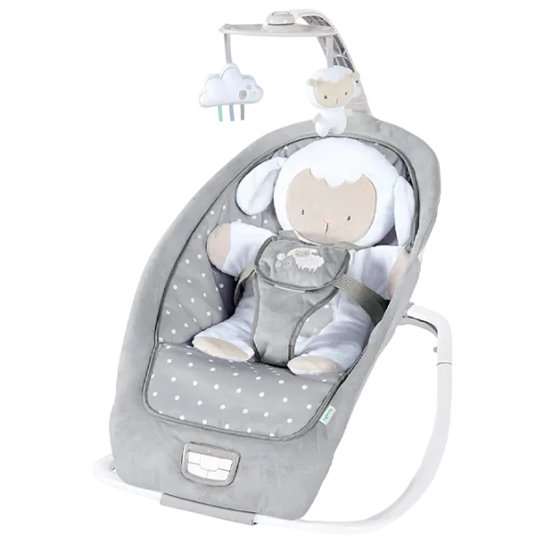 Leagăn pentru bebeluși Bright Starts Ingenuity Cuddle Lamb (04871 ) 18 kg/ Gray photo 1