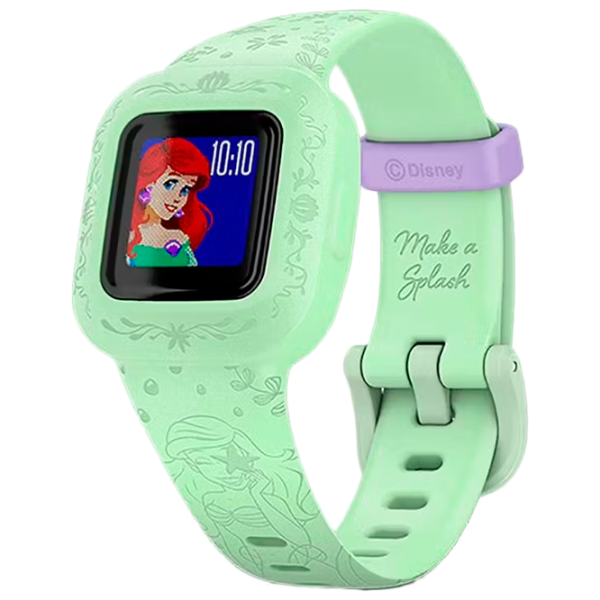Ceas pentru copii Garmin Vivofit Jr.3 Disney The Little Mermaid 0.56"/ Green photo 1