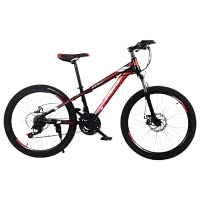 Велосипед Frike TY-MTB 26" 15" Сталь/ Черный Красный