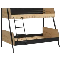 Pat pentru copii Cilek 20.58.1403.00 120 x 200 cm / PAL / Black