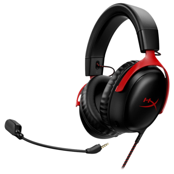 Căști HyperX Cloud III Red Black Cu fir/ Gaming photo 1