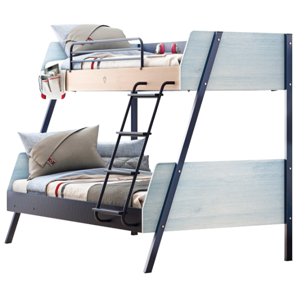 Детская кровать Cilek Trio 120 x 200 см / ЛДСП / Тёмно синий photo 1