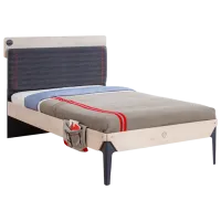 Pat pentru copii Cilek Trio Line 120 x 200 cm/ PAL/ Dark Blue