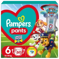 Подгузники для детей Pampers Pants Paw Patrol 6 14 - 19 кг/ 60 шт.