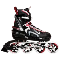 Ролики Blackwheels Flex для мальчиков/ Фитнес/ Черный