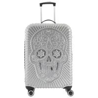 Чемодан CCS 5186 62л/ Серебряный