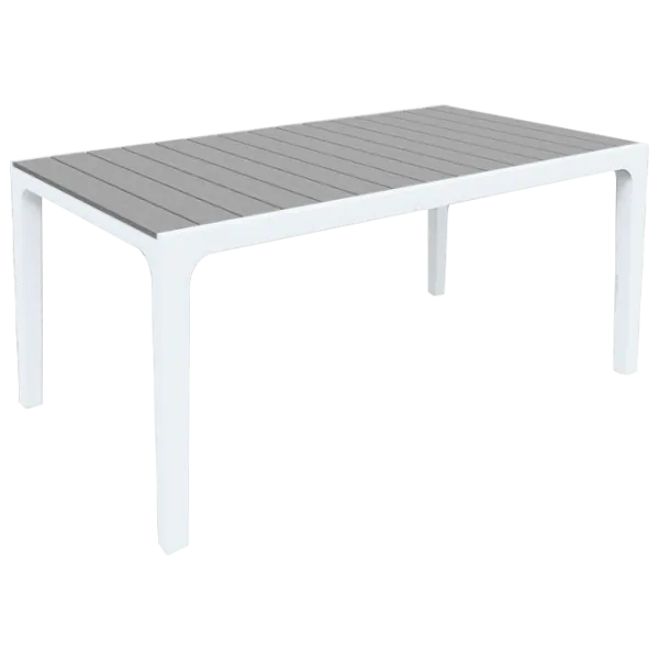 Masă de grădină Keter Harmony Dreptunghiular/ Gray White photo 1