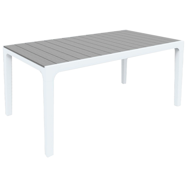 Masă de grădină Keter Harmony Dreptunghiular/ Gray White photo 1