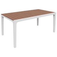 Садовый стол Keter Harmony Прямоугольный/ Коричневый Белый