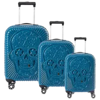 Чемодан CCS 5186 Набор 105л/ Синий