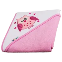 Prosop pentru bebeluși Akuku A1233 80 x 80 cm/ Bumbac/ Pink