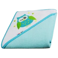 Prosop pentru bebeluși Akuku A1246 100 x 100 cm/ Bumbac/ Turcoaz